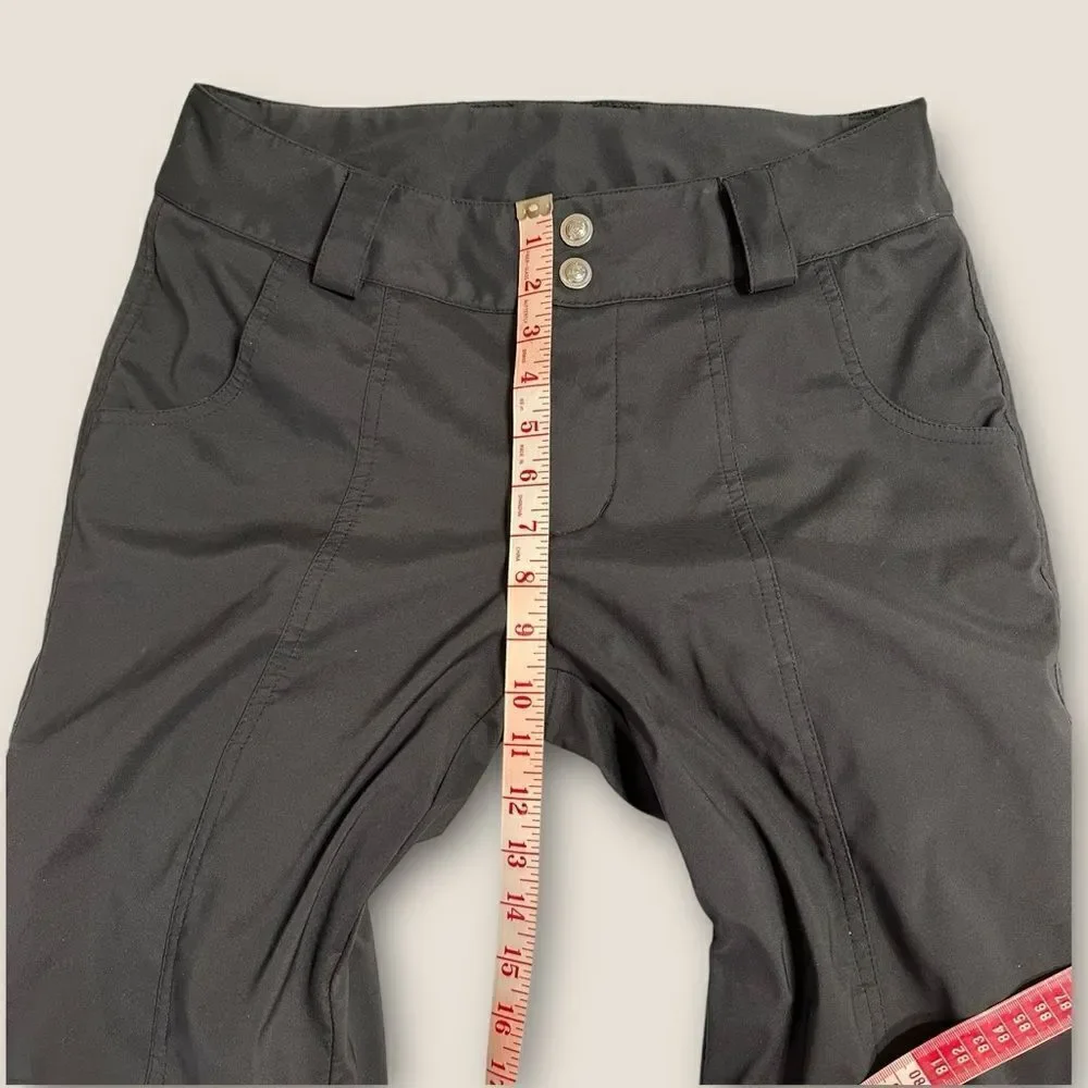 Marker Black Insulated Snow Ski Board Pants Size Small with belt.